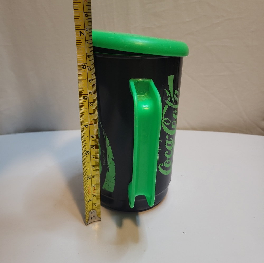 Vintage Green Coke plastic tumbler 80s/90s - Picture 4 of 4